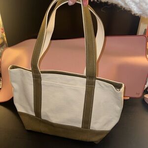 🫒 BAGGU SMALL HEAVYWEIGHT CANVAS TOTE IN OLIVE 🫒